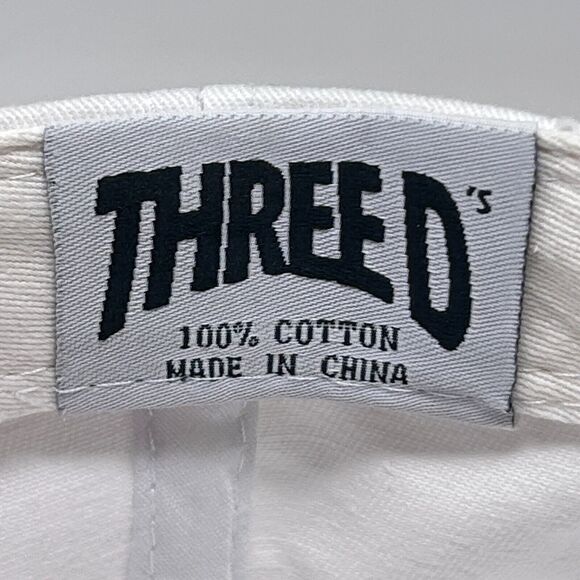 Visionary Baseball Hat Cap Floral Flowers Three Ds 6 Panel Snapback White - Picture 11 of 12